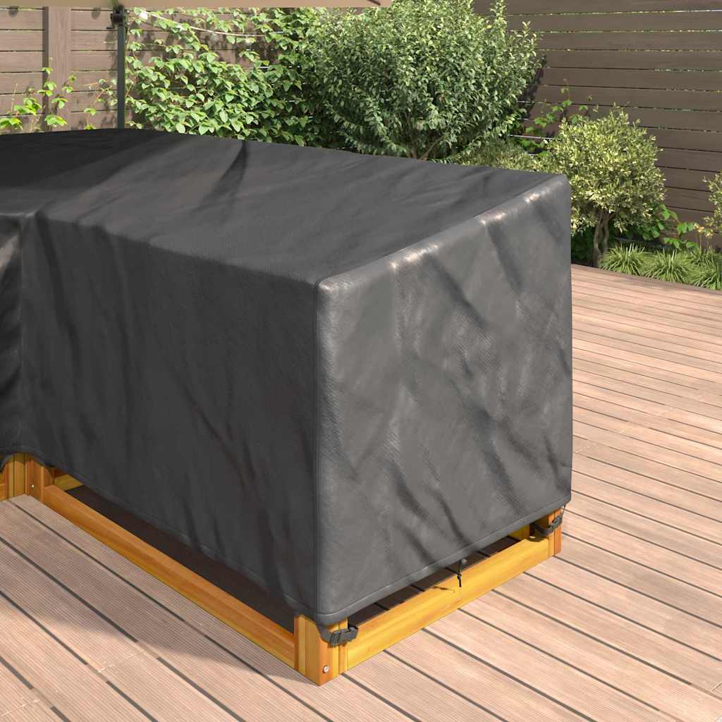 Gartenmöbelabdeckung 250 x 180 x 80 cm 420D Oxford Stoff – Bild 4