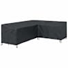 vidaXL M&ouml;&ouml;bli kate 260 x 210 x 80 cm 420D Oxford Kangas L-kuju Must