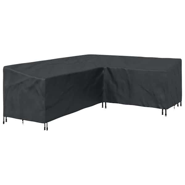 vidaXL M&ouml;&ouml;bli kate 260 x 210 x 80 cm 420D Oxford Kangas L-kuju Must