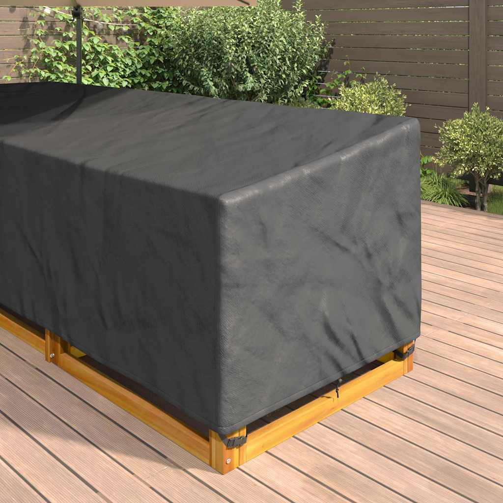 Gartenmöbelabdeckung 355 x 275 x 80 cm 210D Oxford Stoff – Bild 4