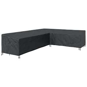 vidaXL M&ouml;&ouml;bli kate 355 x 275 x 80 cm 210D Oxford Kangas L-kuju Must