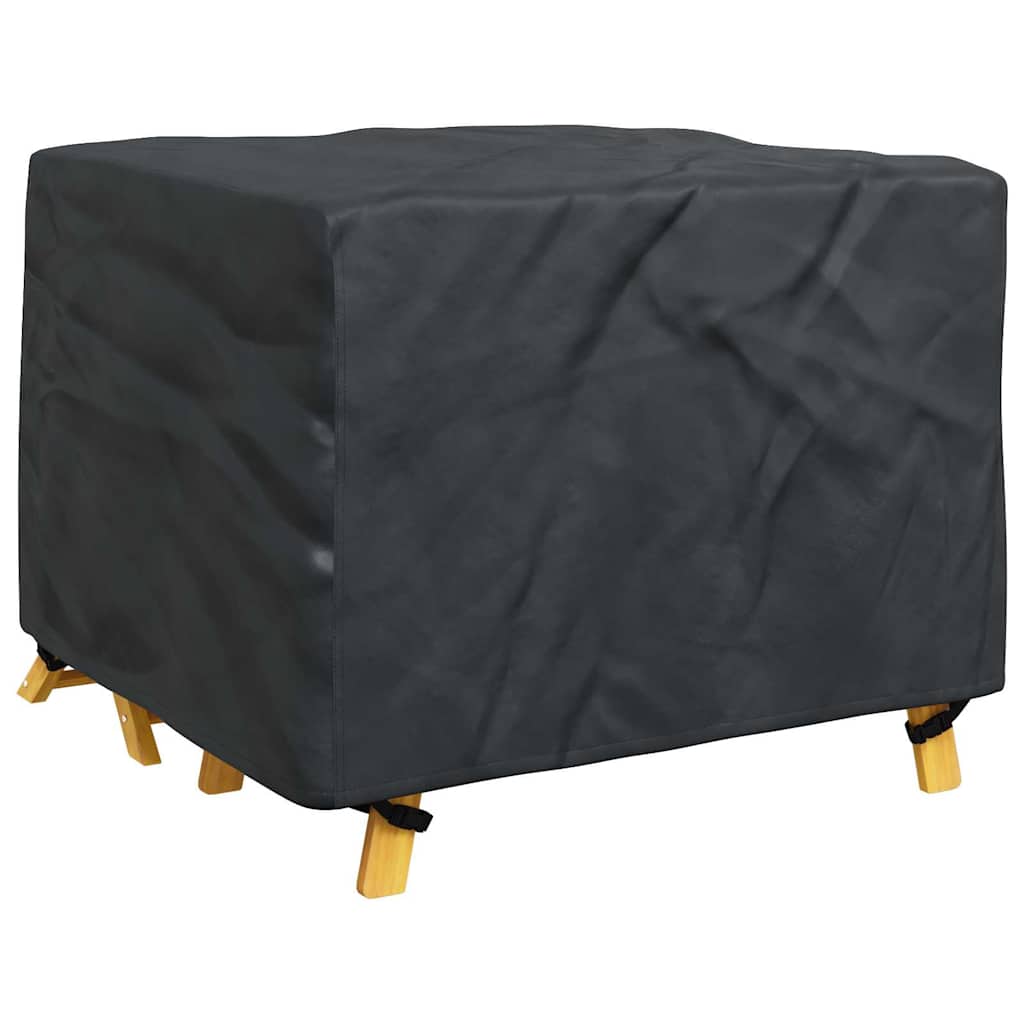 vidaXL Hoes voor tuinmeubelen Zwart 113 x 113 x 73 cm 210D