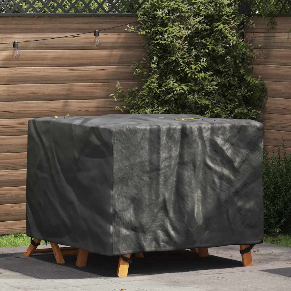vidaXL Husă pentru mobilier de exterior Negru 113 x 113 x 73 cm 420D