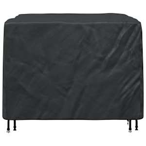 Pokryv na nábytek Jednobarevný Černá 135 x 135 x 90 cm textil - obrázek 5