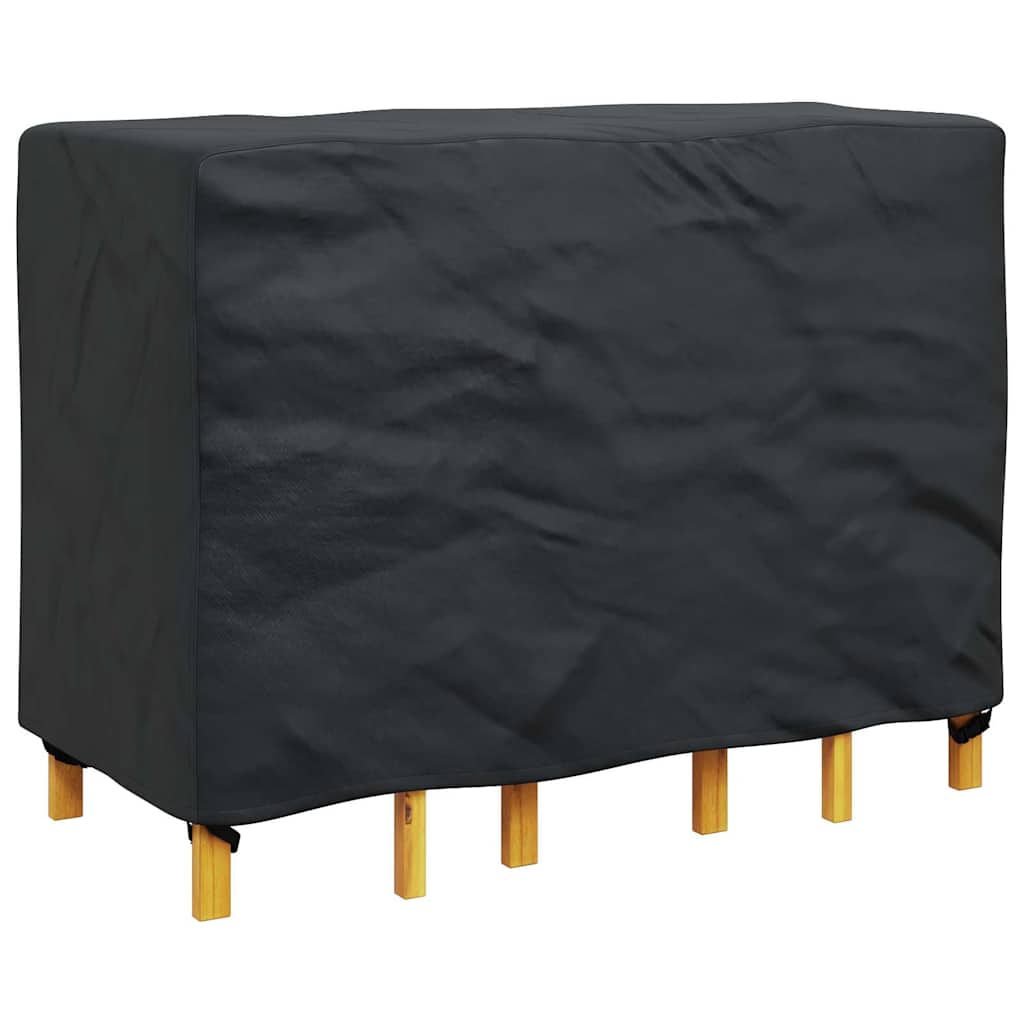 vidaXL Hoes voor tuinmeubelen Zwart 130 x 80 x 70 cm 210D