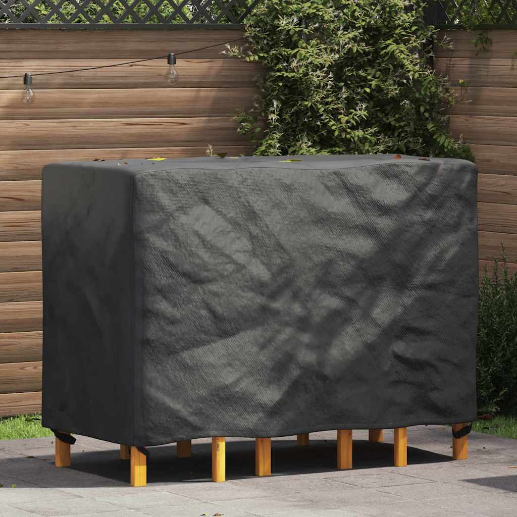 vidaXL Husă pentru mobilier de exterior Negru 140 x 70 x 90 cm 420D