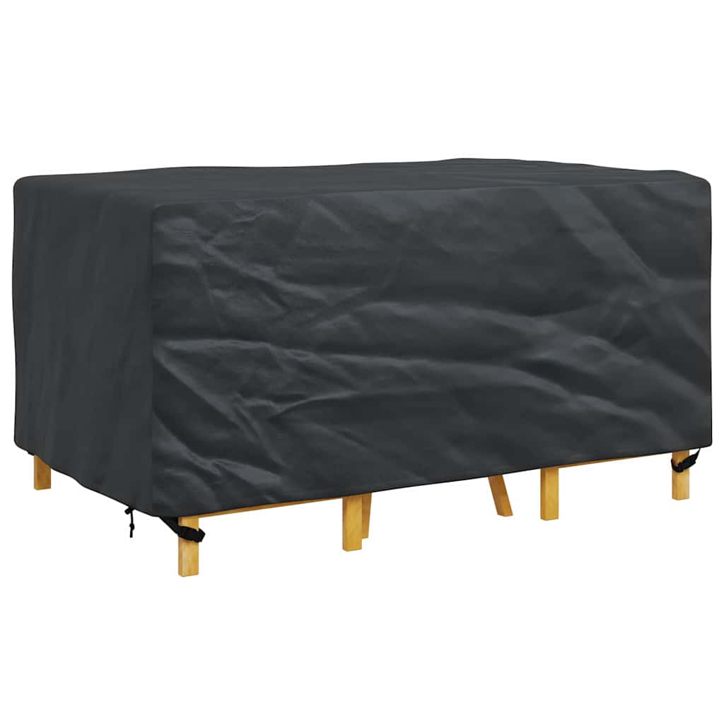 vidaXL Hoes voor tuinmeubelen Zwart 150 x 90 x 75 cm 210D