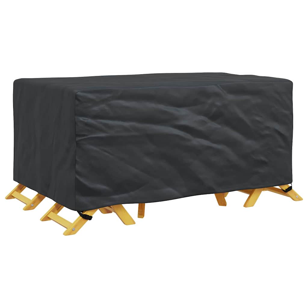vidaXL Hoes voor tuinmeubelen Zwart 172 x 113 x 73 cm 600D