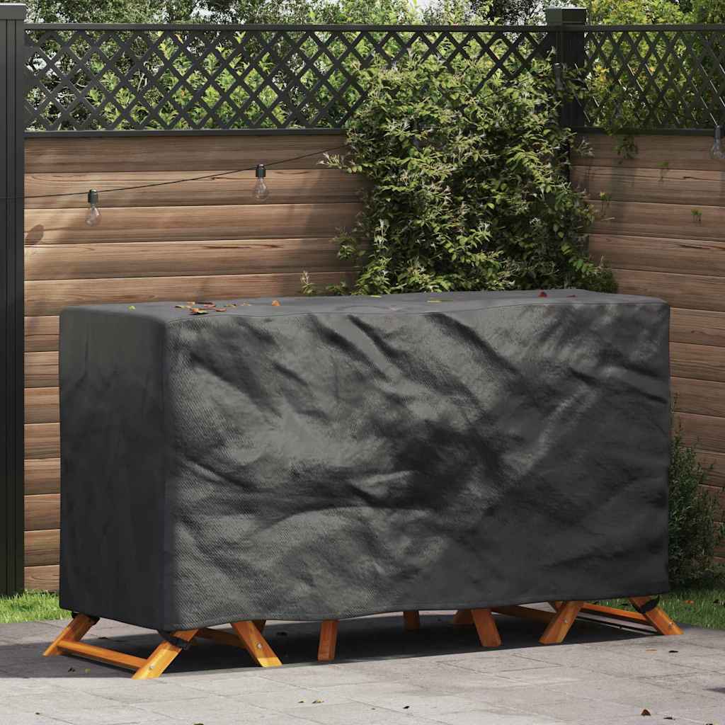 vidaXL Husă pentru mobilier de exterior Negru 180 x 70 x 90 cm 210D