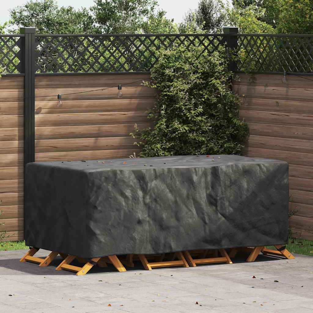 vidaXL Husă pentru mobilier de exterior Negru 200 x 110 x 70 cm 600D