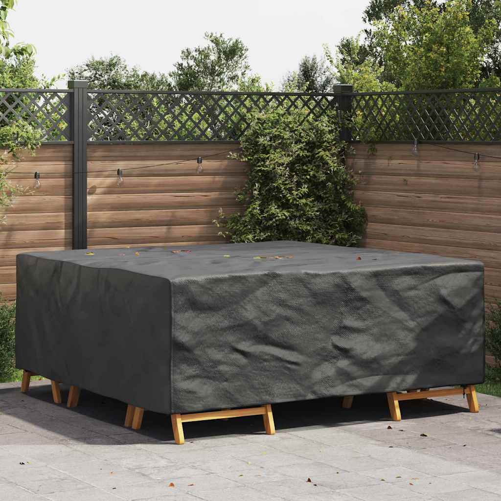 vidaXL Husă pentru mobilier de exterior Negru 200 x 190 x 85 cm 600D