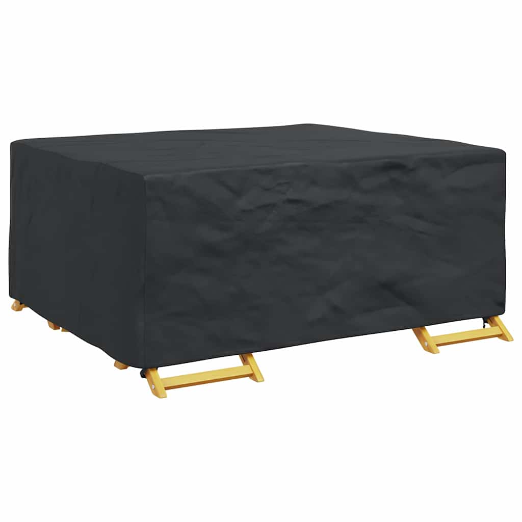 vidaXL Hoes voor tuinmeubelen Zwart 200 x 165 x 80 cm 420D