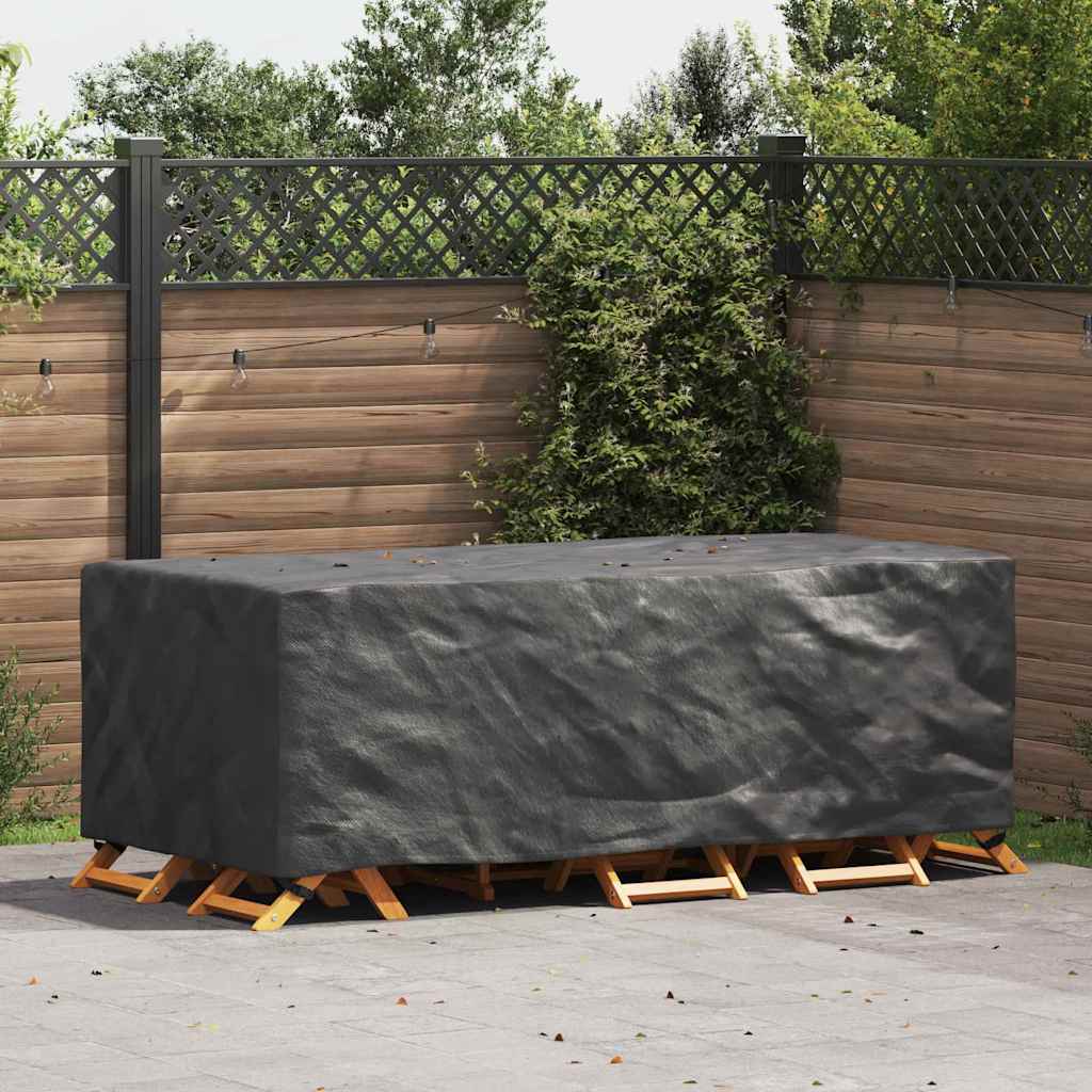 vidaXL Husă pentru mobilier de exterior Negru 220 x 110 x 70 cm 420D