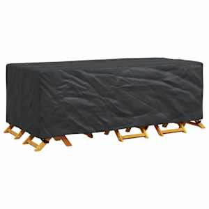 Pokryv na nábytek Jednobarevný Černá 229 x 113 x 73 cm 600D - obrázek 3