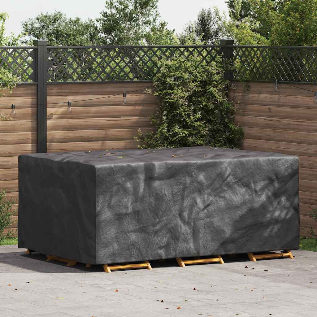 vidaXL Husă pentru mobilier de exterior Negru 230 x 165 x 80 cm 600D