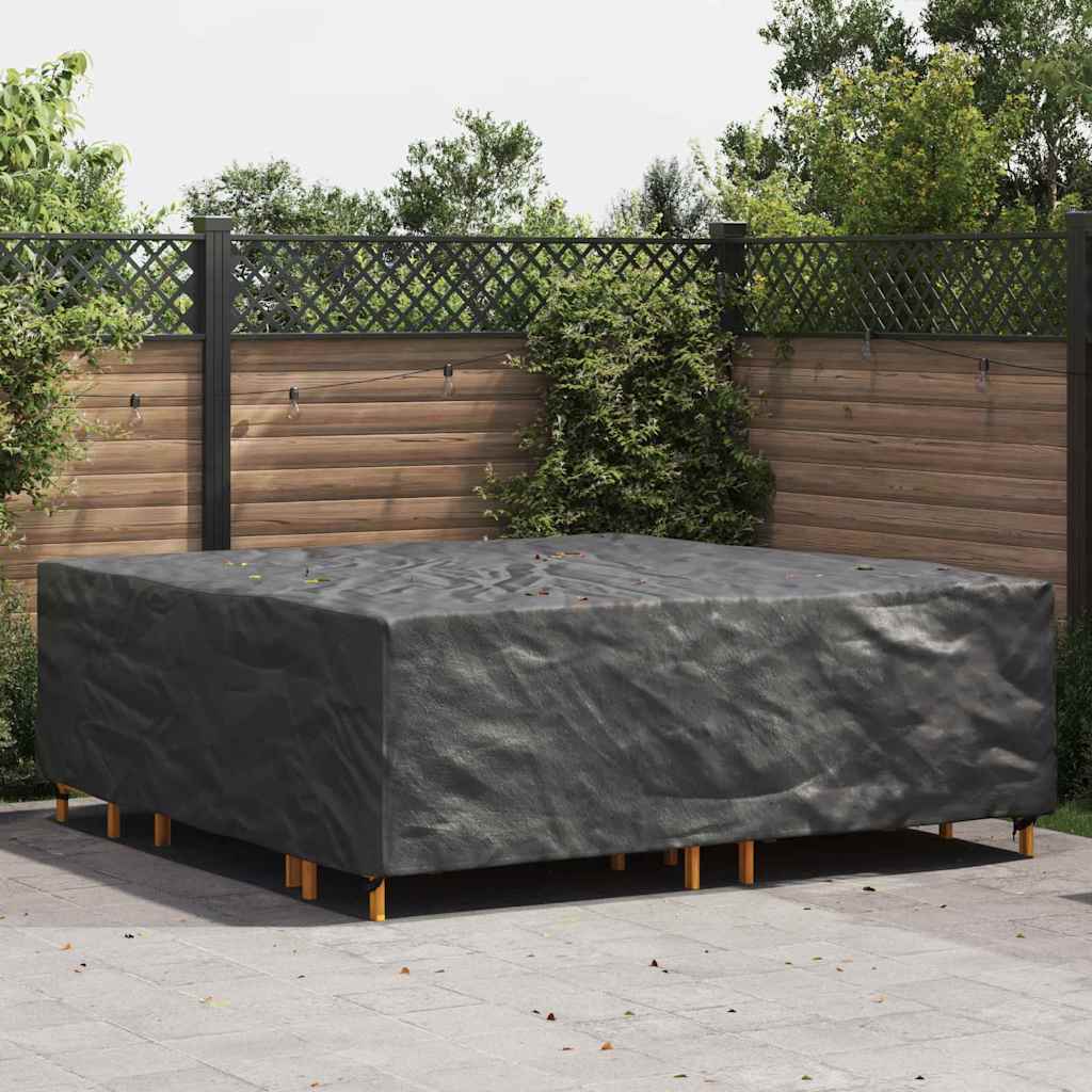 vidaXL Husă pentru mobilier de exterior Negru 235 x 235 x 70 cm 210D