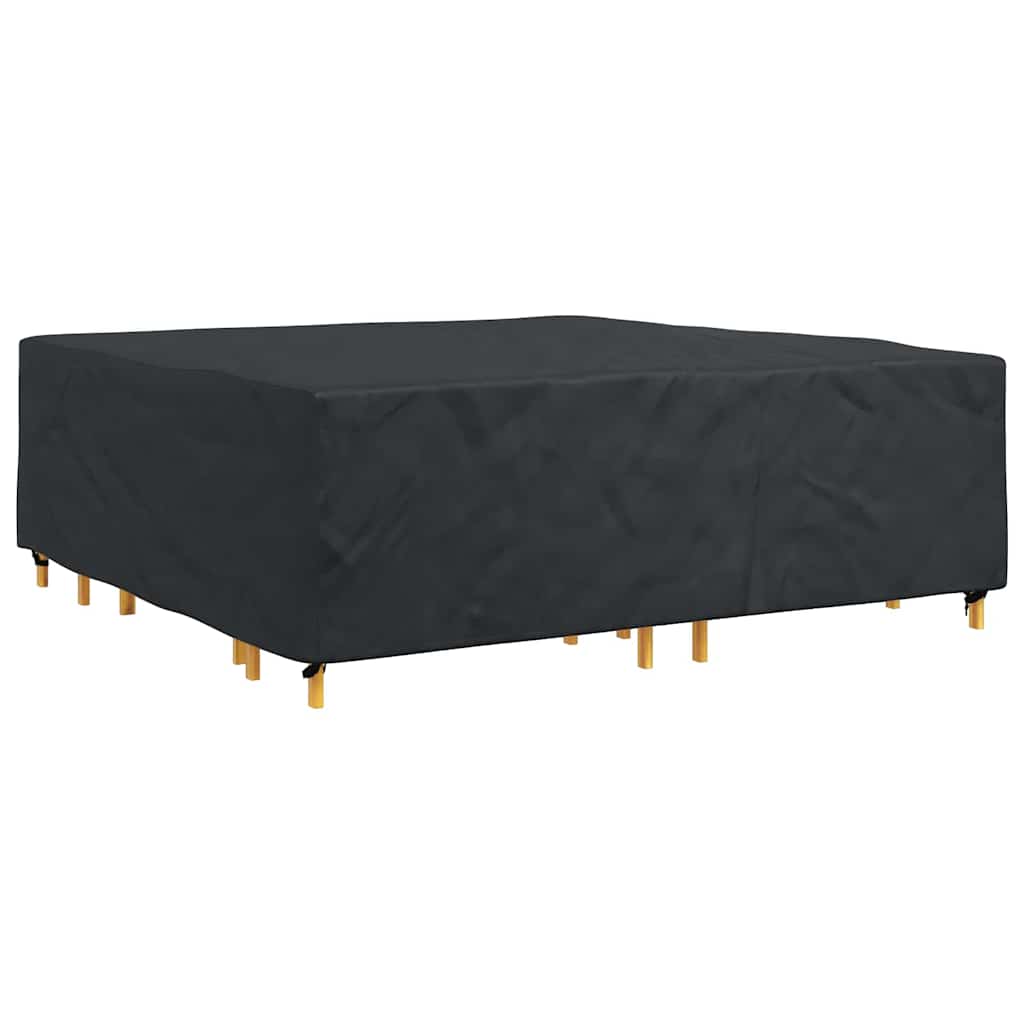 vidaXL Hoes voor tuinmeubelen Zwart 235 x 235 x 70 cm 210D