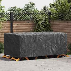 Prevleka za pohištvo Enobarvno Črna 240 x 140 x 90 cm 600D