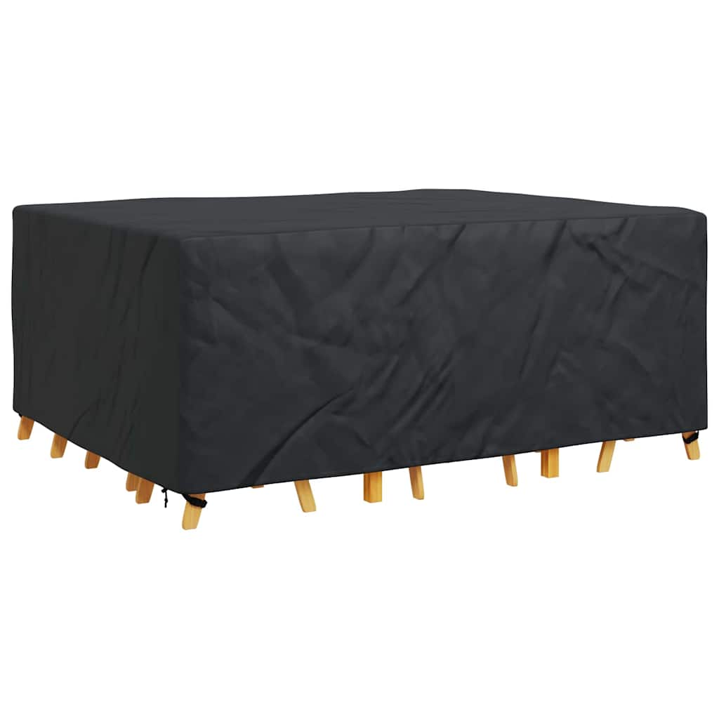vidaXL Hoes voor tuinmeubelen Zwart 240 x 190 x 90 cm 210D