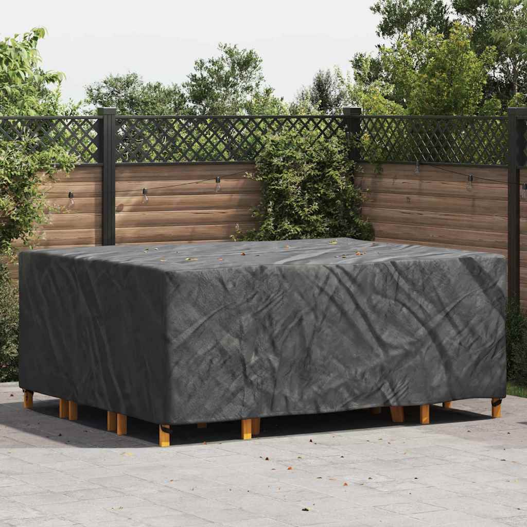 vidaXL Husă pentru mobilier de exterior Negru 250 x 210 x 90 cm 210D