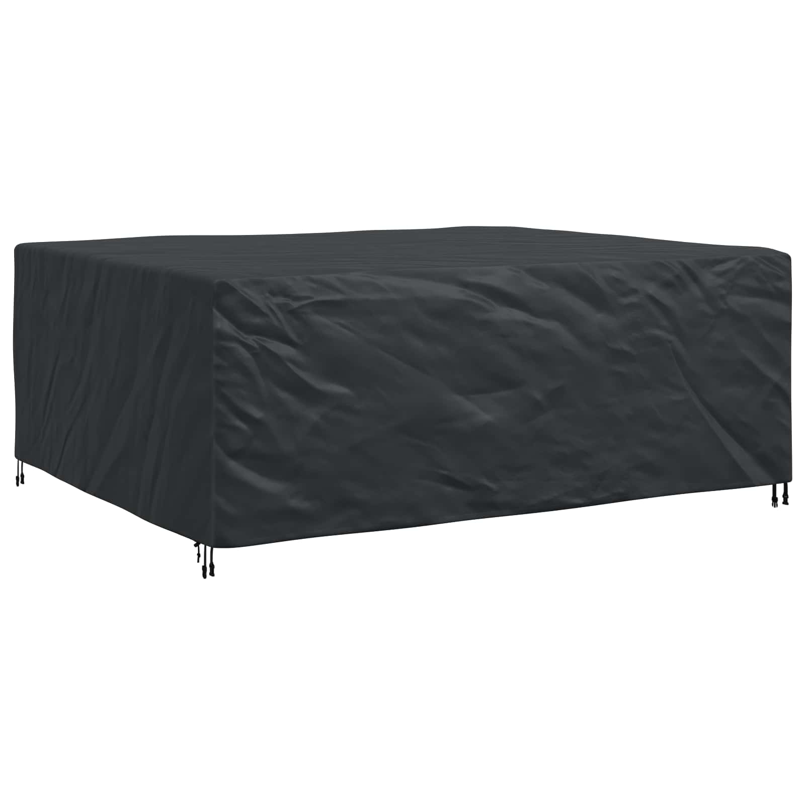 vidaXL Mööbli kate Üksvärviline Must 250 x 210 x 90 cm 210D-image-4105822