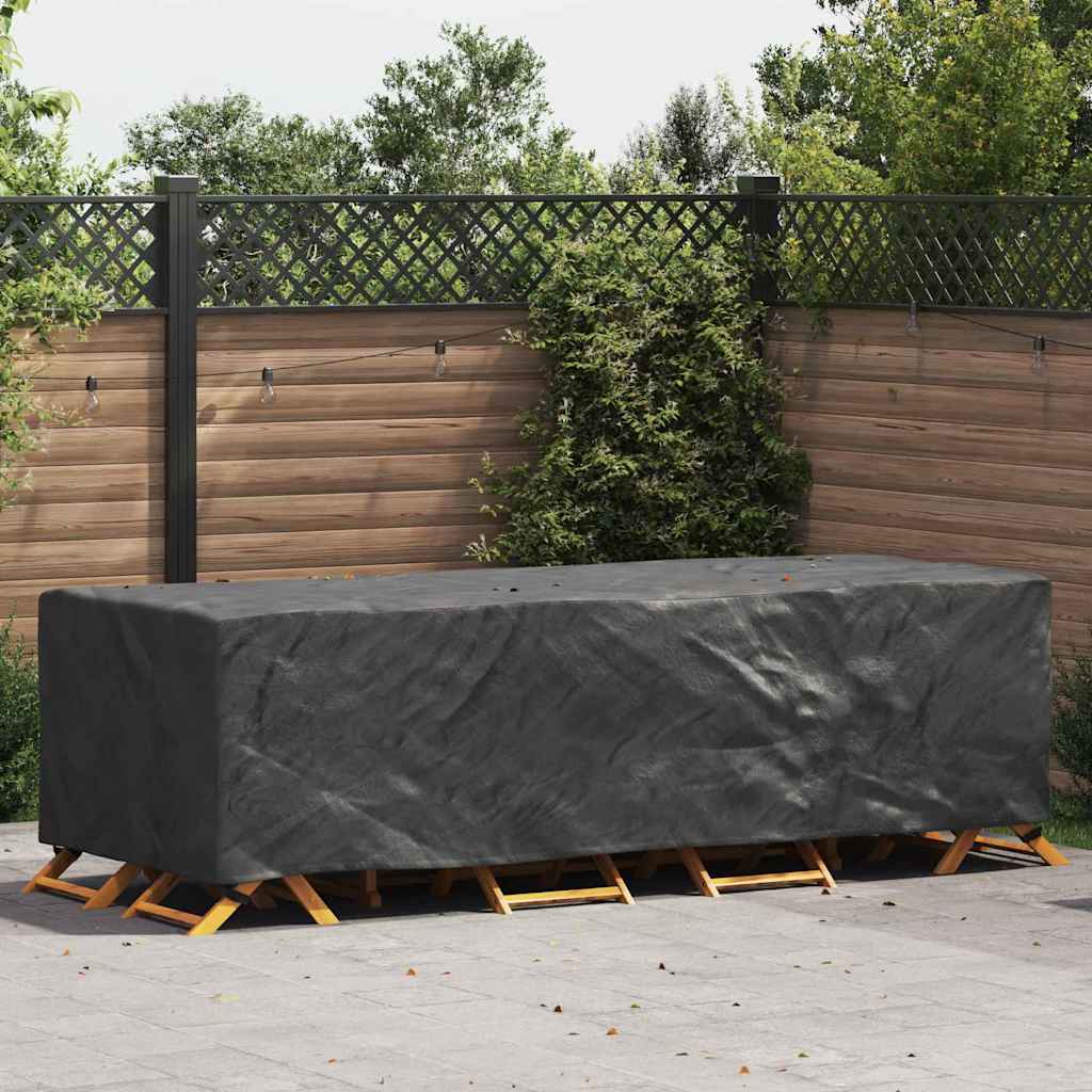 vidaXL Husă pentru mobilier de exterior Negru 270 x 110 x 70 cm 420D