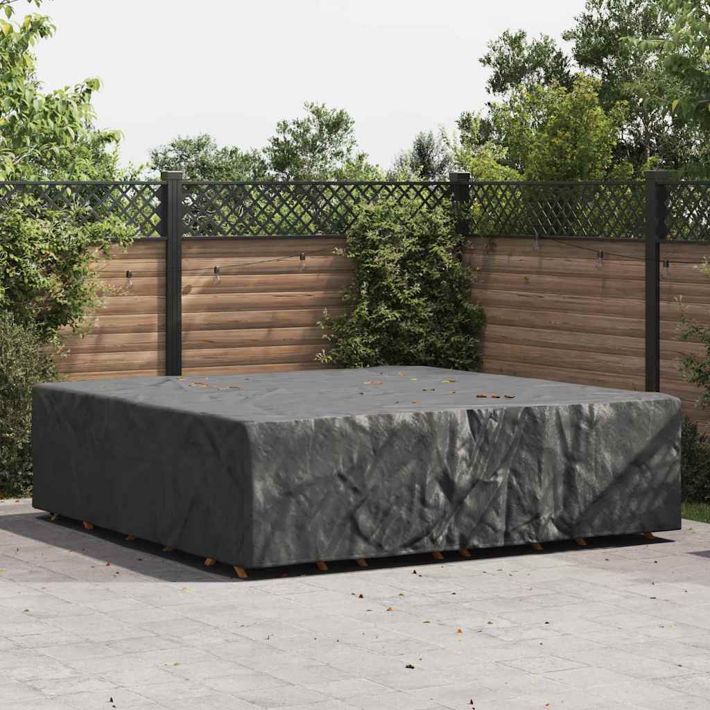vidaXL Husă pentru mobilier de exterior Negru 275 x 275 x 70 cm 210D