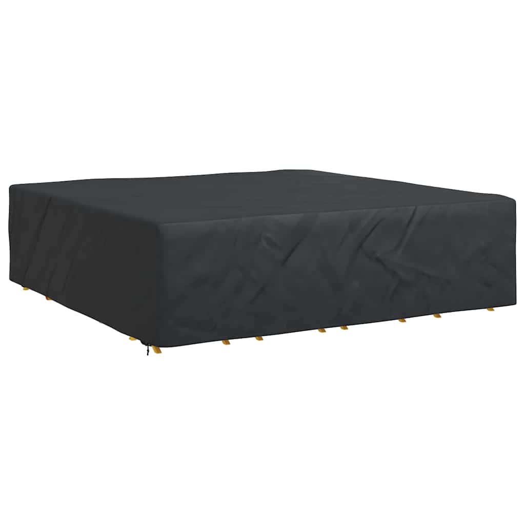 vidaXL Hoes voor tuinmeubelen Zwart 275 x 275 x 70 cm 210D