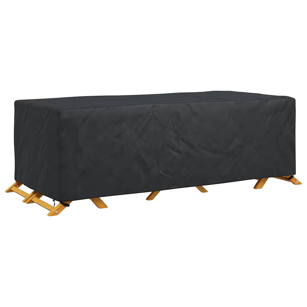 vidaXL Hoes voor tuinmeubelen Zwart 300 x 110 x 70 cm 420D