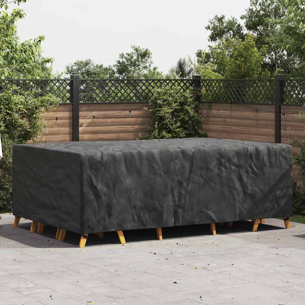 vidaXL Husă pentru mobilier de exterior Negru 300 x 200 x 90 cm 210D