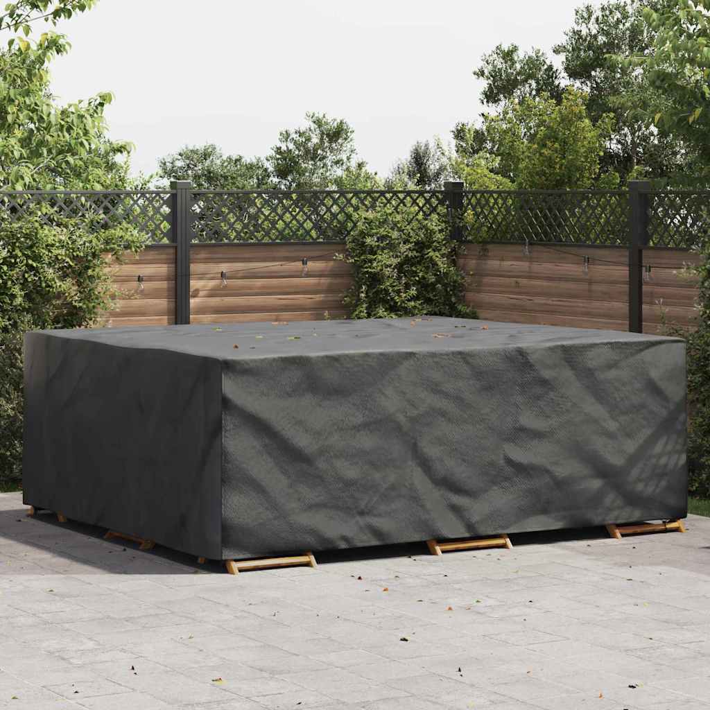 vidaXL Husă pentru mobilier de exterior Negru 300 x 250 x 70 cm 210D