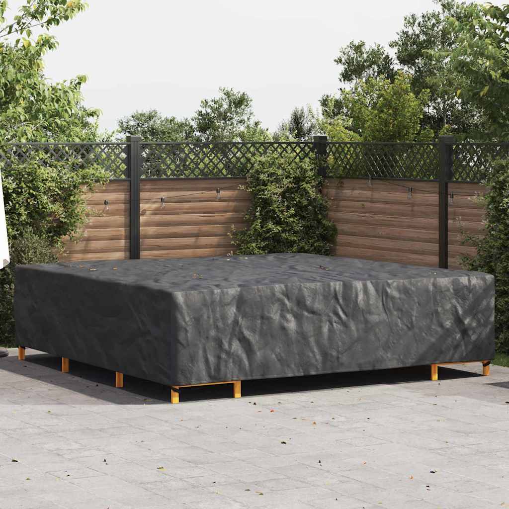 vidaXL Husă pentru mobilier de exterior Negru 300 x 300 x 70 cm 210D