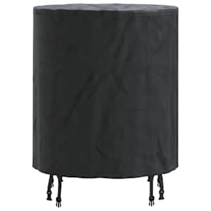 Pokrytí stolu Jednobarevný Černá 62 x 62 x 70 cm textil - obrázek 6