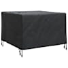 vidaXL M&ouml;&ouml;bli kate 99 x 99 x 60 cm 600D Oxford Kangas Ristk&uuml;lik Must