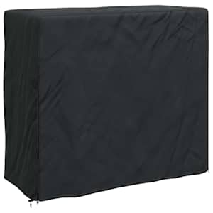 Kryt na stojan na dřevo Černá 61 x 122 x 106 cm textil - obrázek 2