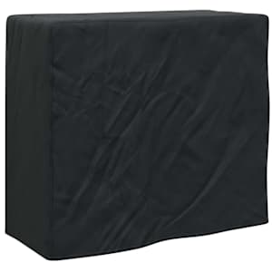 Kryt na stojan na dřevo Černá 61 x 122 x 106 cm textil - obrázek 7