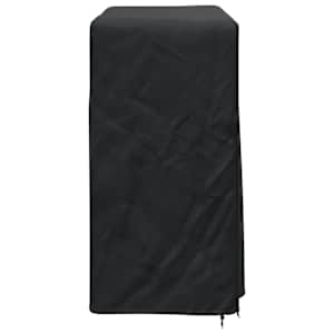 Kryt na stojan na dřevo Černá 61 x 122 x 106 cm textil - obrázek 6