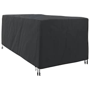 Prachtíře na lounger Černá 205 x 100 x 70 cm textil - obrázek 2