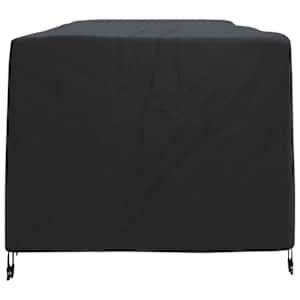 Prachtíře na lounger Černá 205 x 100 x 70 cm textil - obrázek 5