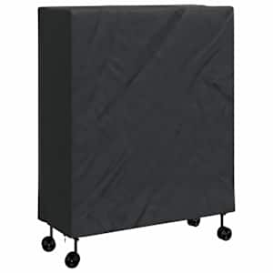 Ochrana na pingpongový stůl Černá 165 x 70 x 185 cm textil - obrázek 3