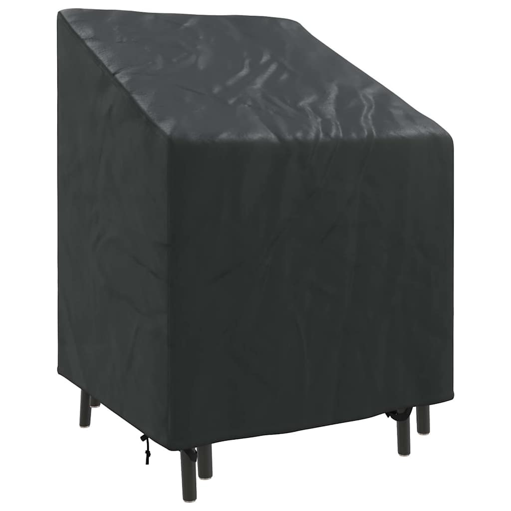 vidaXL Tuinstoelhoes Zwart 75 x 78 x 65 / 100 cm 210D stof