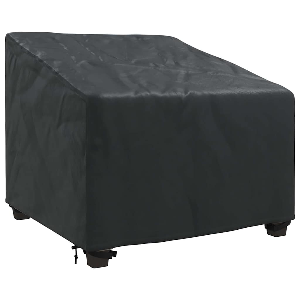 vidaXL Tuinstoelhoes Zwart 90 x 90 x 50 / 75 cm 210D stof