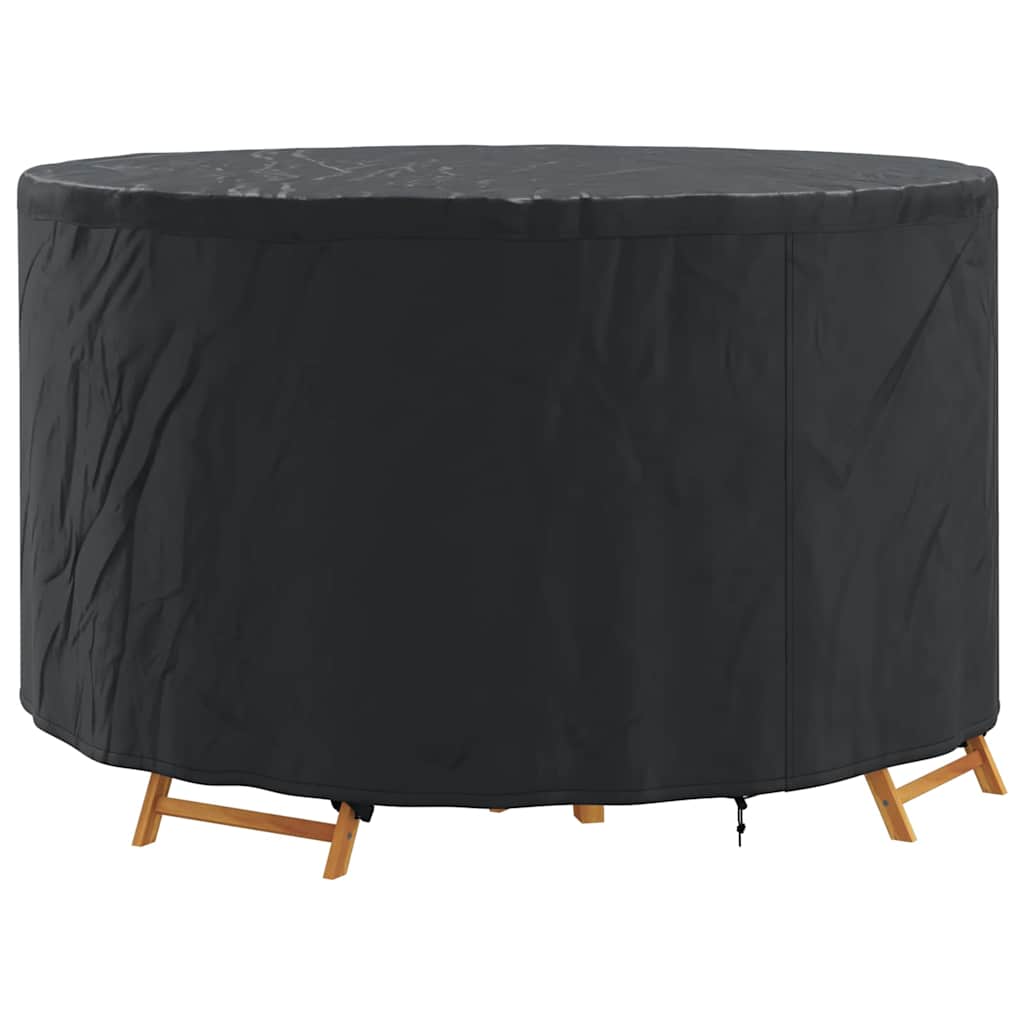 vidaXL Hoes voor tuinmeubelen Zwart 157 x 157 x 85 cm 420D stof