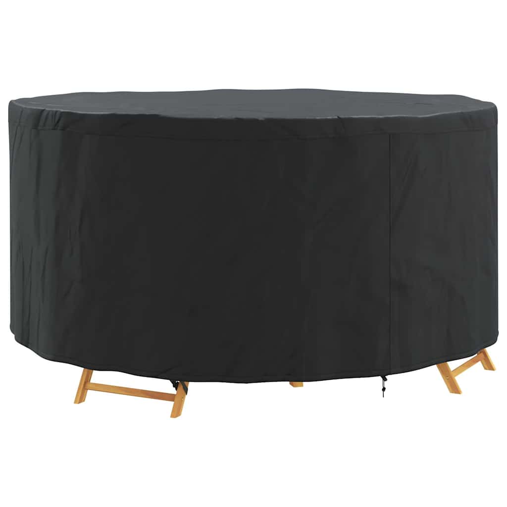 vidaXL Hoes voor tuinmeubelen Zwart 182 x 182 x 71 cm 420D stof