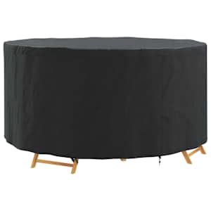 Kryt na venkovní nábytek Černá 182 x 182 x 71 cm 600D látka - obrázek 3
