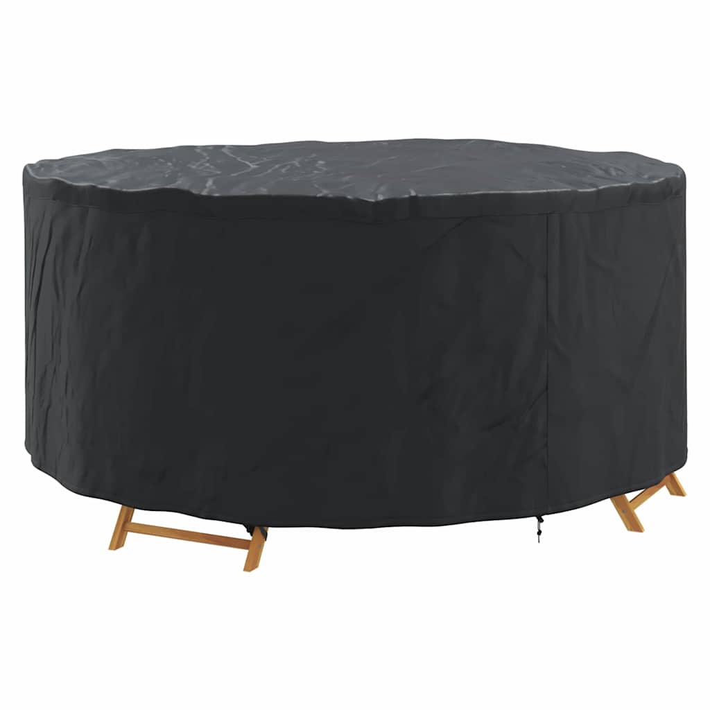 vidaXL Hoes voor tuinmeubelen Zwart 200 x 200 x 71 cm 420D stof