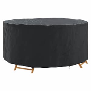Kryt na venkovní nábytek Černá 200 x 200 x 85 cm 420D látka - obrázek 3