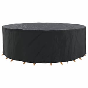 Kryt na venkovní nábytek Černá 279 x 279 x 105 cm 600D látka - obrázek 3