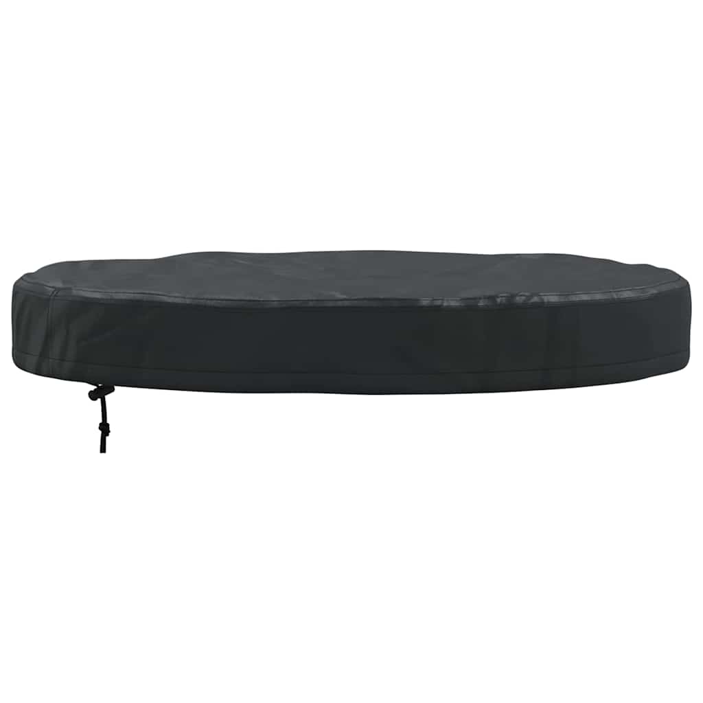  vidaXL Kültéri Asztal Huzat Fekete 62 x 62 x 10 cm 210D szövet akciós termékkép 1