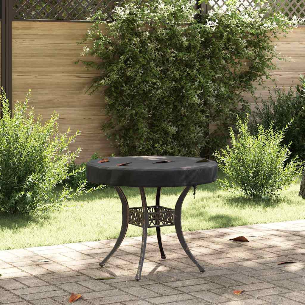 vidaXL Husă pentru masă exterioară Negru 82 x 82 x 10 cm material 210D
